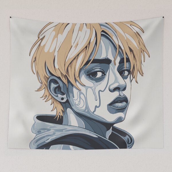 Item preview,  Juice wrld illustration  designed and sold by After De Moment.