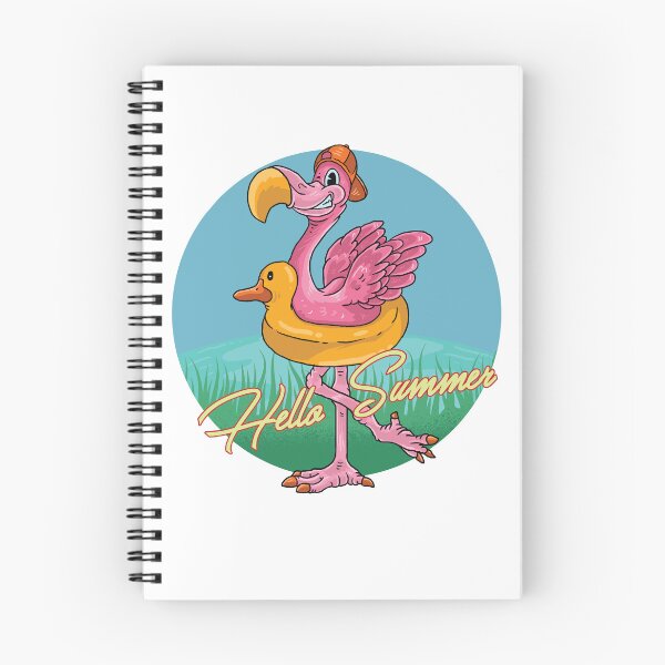 Item preview, Flamingo with Duck Float Illustration designed and sold by Richstd.
