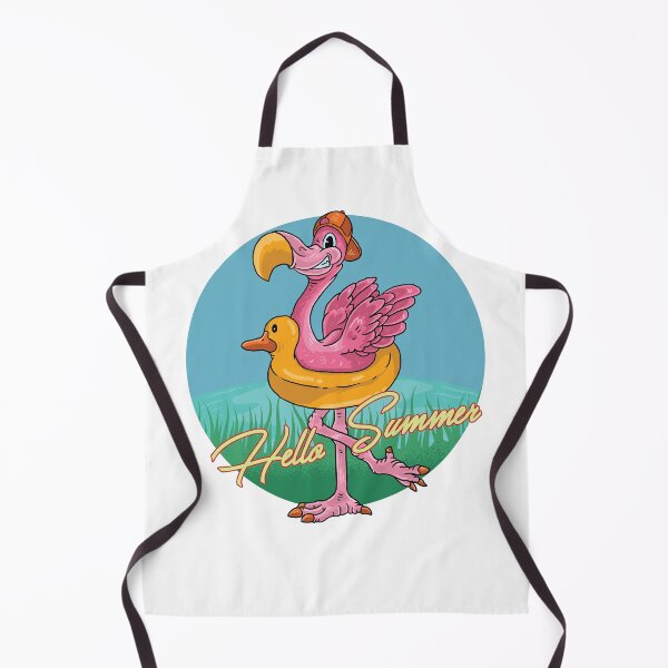 Item preview, Flamingo with Duck Float Illustration designed and sold by Richstd.