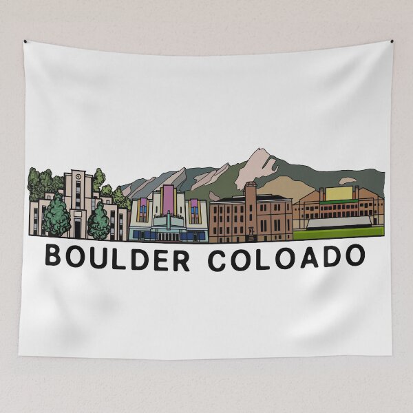 Item preview, Boulder Colorado Skyline designed and sold by fiberandgloss.