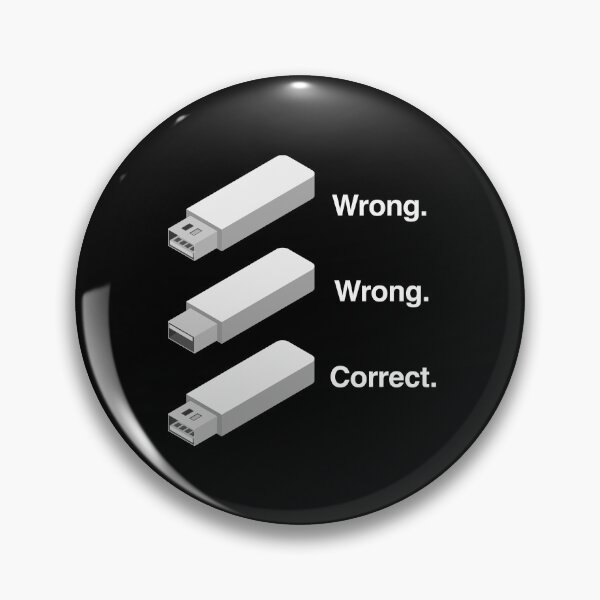 Item preview, Funny USB Joke Relatable Tech Humor Nerdy IT Computer Software Programming designed and sold by w1ckerman.