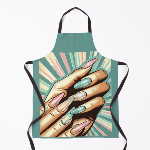 Item preview, Soft Pop Art Manicure – Modern Glow Nail Art Poster with Vintage Aesthetic designed and sold by Design by Anthony .