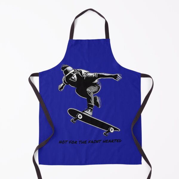 Item preview, Skateboarding is not for the faint hearted/Blue by Sandra Lapierre designed and sold by newcuriosity.