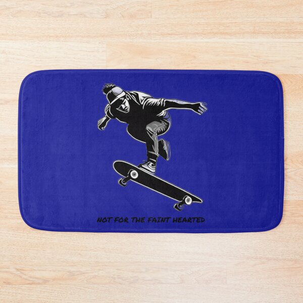 Item preview, Skateboarding is not for the faint hearted/Blue by Sandra Lapierre designed and sold by newcuriosity.