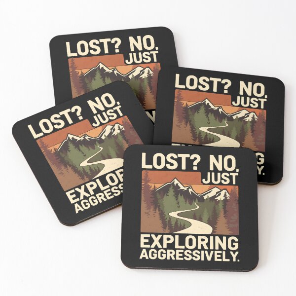 Item preview, Lost? No, Just Exploring Aggresively. Bikepacking Lover designed and sold by DomTeesHaven.