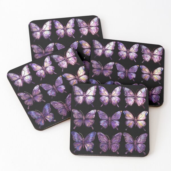 Artikelvorschau, Bunte Schmetterlinge aus Buntglas entworfen und verkauft von PrettyDecor.
