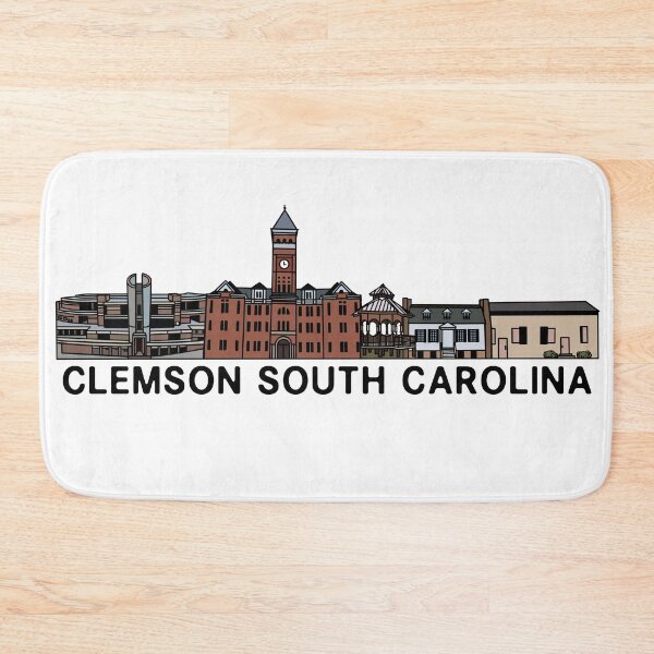 Item preview, Clemson South Carolina Skyline designed and sold by fiberandgloss.