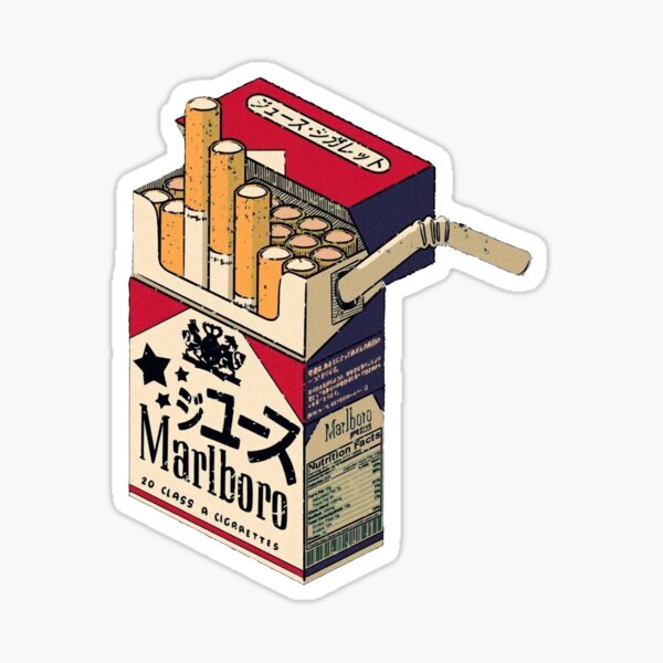 Artikel-Vorschau von Retro japanische Zigarettenschachtel - Vaporwave Ästhetik, designt und verkauft von martirush.