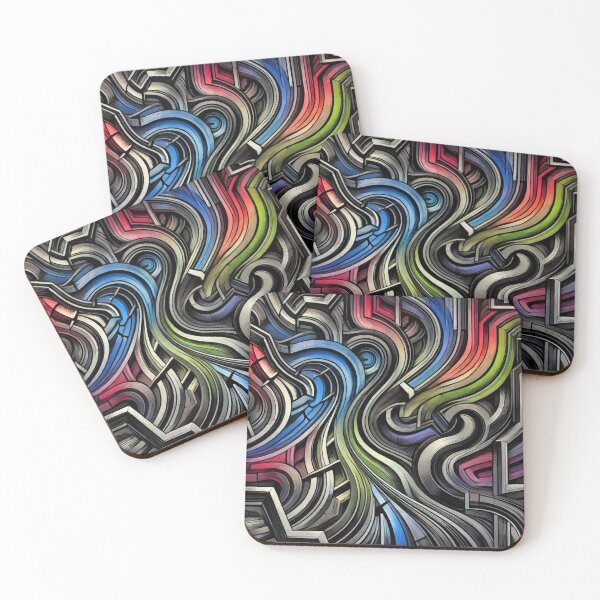 Item preview, Dynamic play of lines and colors designed and sold by Sigtrix.