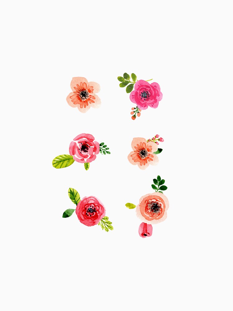 Minimal Floral Circle - Plum – Little Linda Stickers