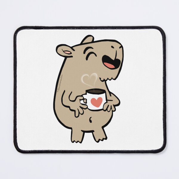 Item preview, Capybara Coffee Lover designed and sold by Claustronautas.
