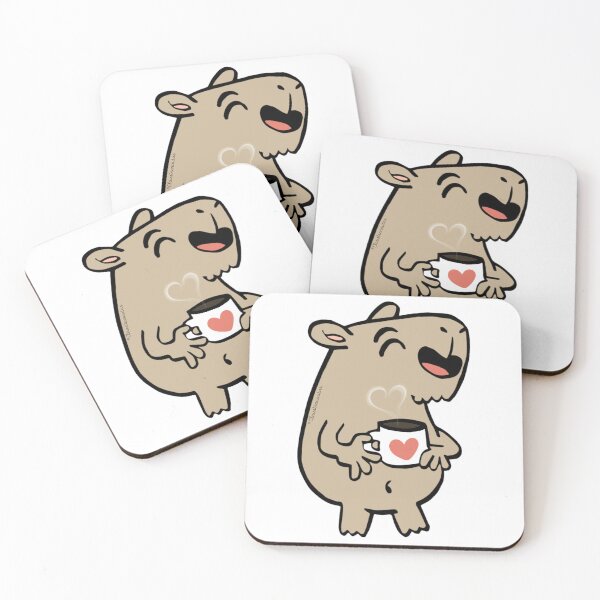 Item preview, Capybara Coffee Lover designed and sold by Claustronautas.