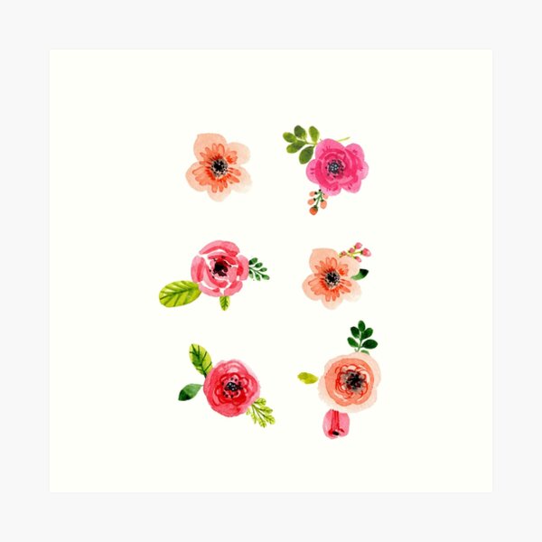 Little Flowers Art Print