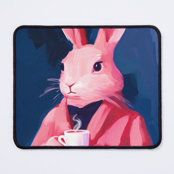 Item preview, It's Tea Time! Gentleman Bunny Themed Illustration designed and sold by triplethedot.