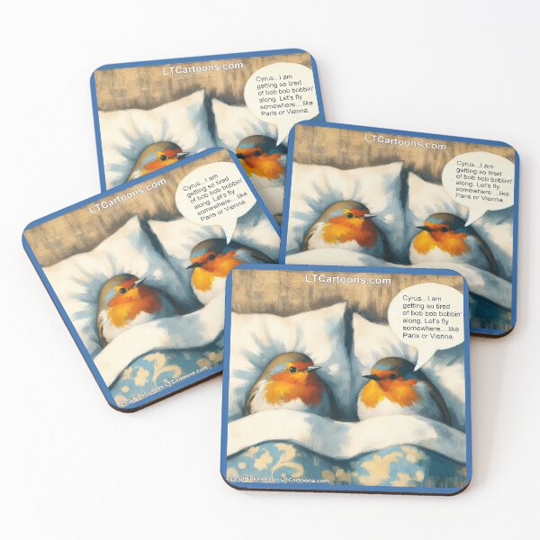 Item preview, Red Red Robins Go Bob Bob Bobbin...To Paris?  designed and sold by Rick London Gifts.