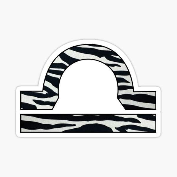 Item preview, Libra zodiac sign zebra pattern designed and sold by Eva-vdz.