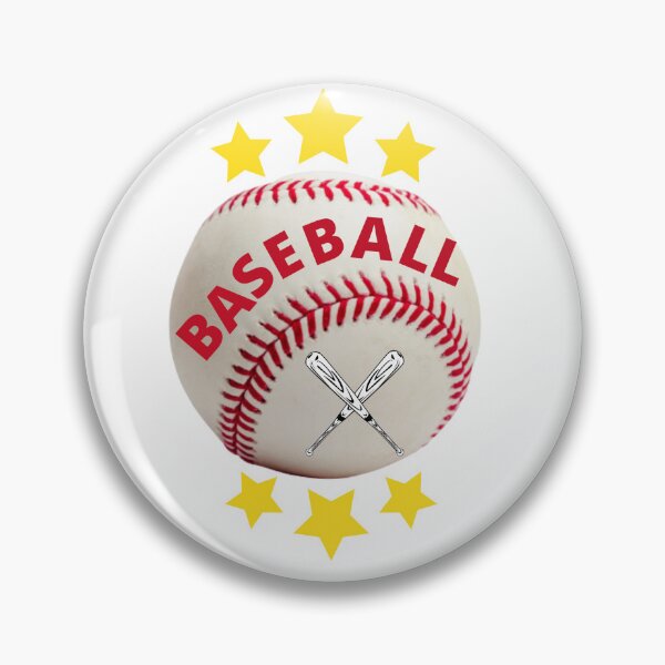 Item preview, Baseball logo on Tshirts, stickers, pins, cellphone, laptop  and spiral books designed and sold by markthespark.