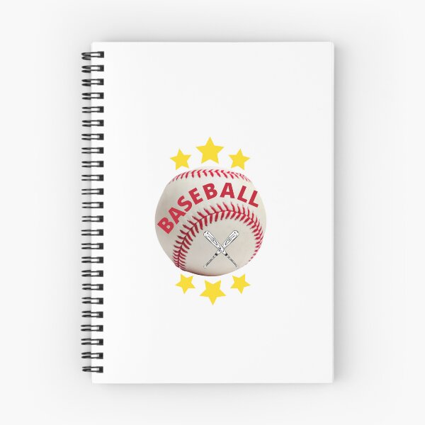 Item preview, Baseball logo on Tshirts, stickers, pins, cellphone, laptop  and spiral books designed and sold by markthespark.