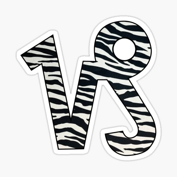 Item preview, Capricorn zodiac sign zebra pattern designed and sold by Eva-vdz.