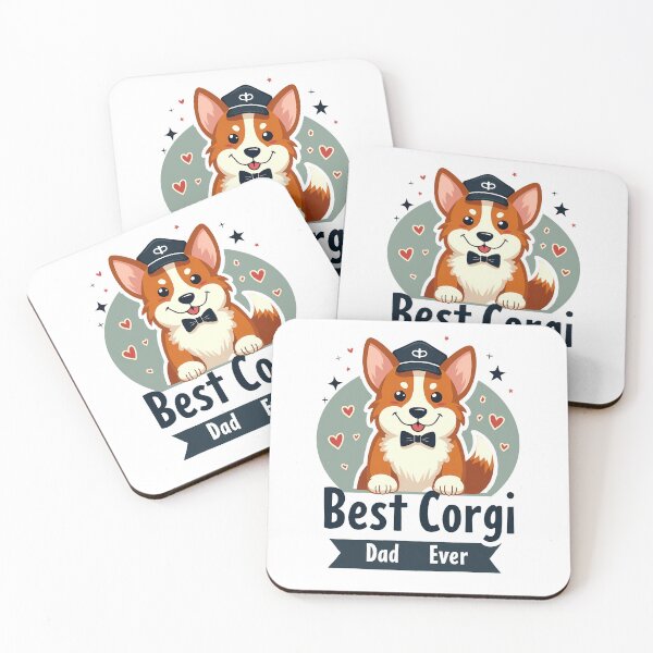 Item preview, Best Corgi Dad Ever – Playful Paternal Pride designed and sold by zoughlal.