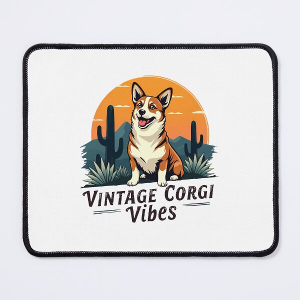 Item preview, Retro Vintage Corgi – Vintage Corgi Vibes Nostalgic Charm designed and sold by zoughlal.