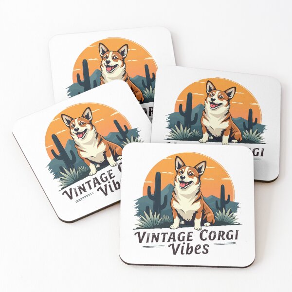 Item preview, Retro Vintage Corgi – Vintage Corgi Vibes Nostalgic Charm designed and sold by zoughlal.