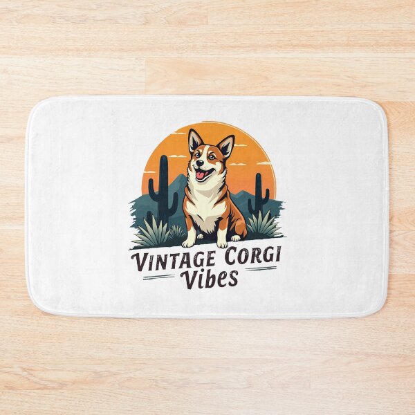 Item preview, Retro Vintage Corgi – Vintage Corgi Vibes Nostalgic Charm designed and sold by zoughlal.