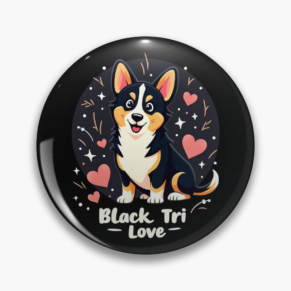 Artikelvorschau, Black Tri Corgi – Black Tri Corgi Liebe Stilvolle Einzigartigkeit entworfen und verkauft von zoughlal.
