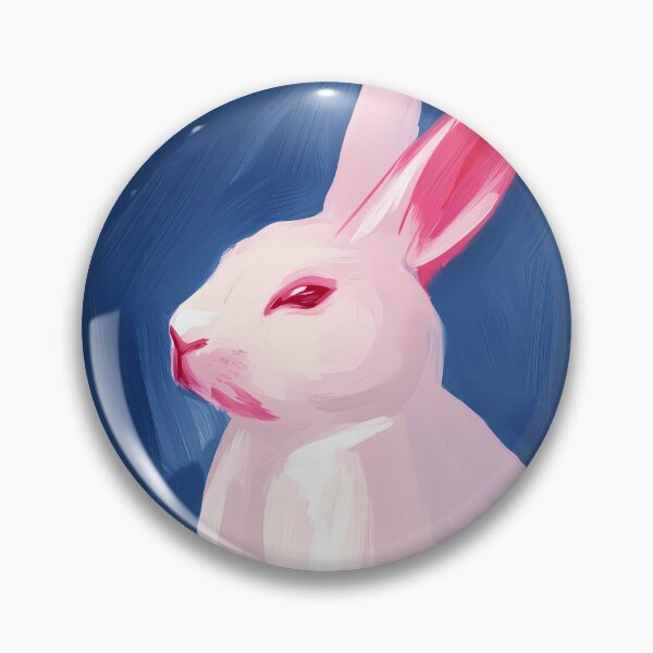Item preview, Grumpy White Rabbit Themed Bold Illustration designed and sold by triplethedot.