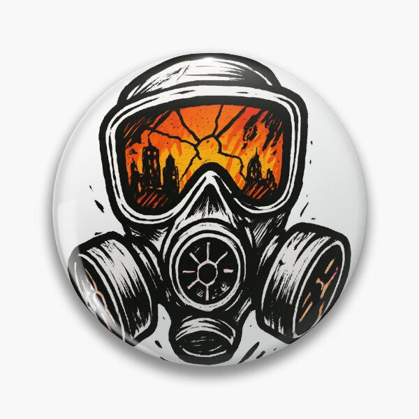 Item preview, Urban Post-Apocalyptic Gas Mask Design designed and sold by PsycheBrain.