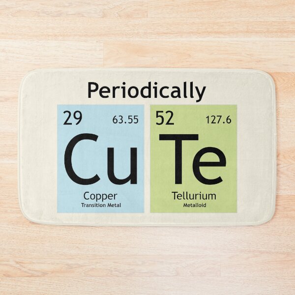 Item preview, Periodically CuTe - Periodic Table Wordplay designed and sold by chromavibes-art.