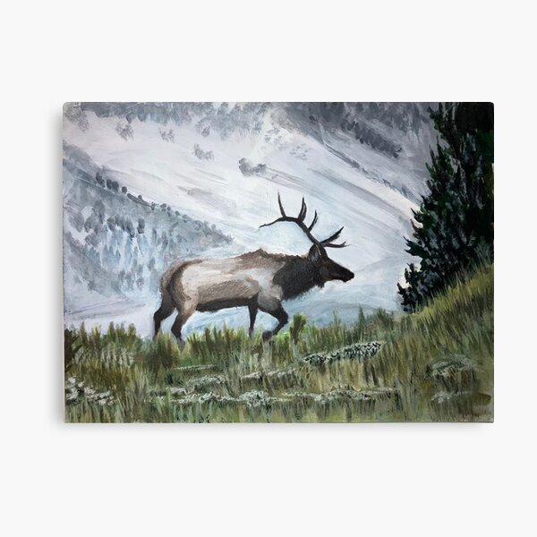 Vista previa del artículo con la obra «Caminata por la tundra», diseñado y vendido por Mountaineers Workshop.