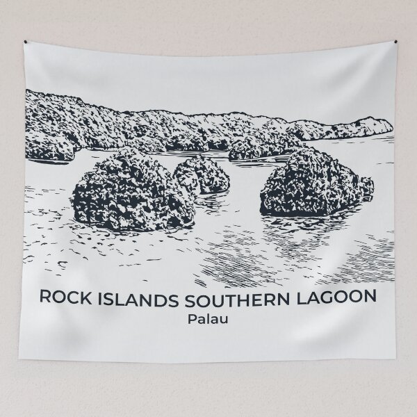 Item preview, Rock Islands Southern Lagoon - Palau designed and sold by Lakeric Cityscapes.