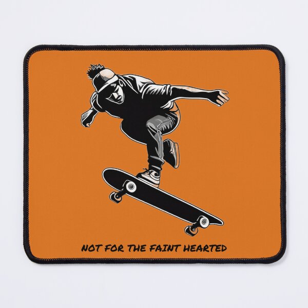 Item preview, Skateboarding is not for the faint hearted/Orange by Sandra Lapierre designed and sold by newcuriosity.