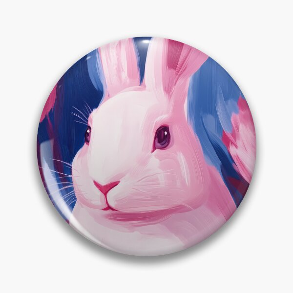 Item preview, Chic White Rabbit in a Flower Field Illustration designed and sold by triplethedot.