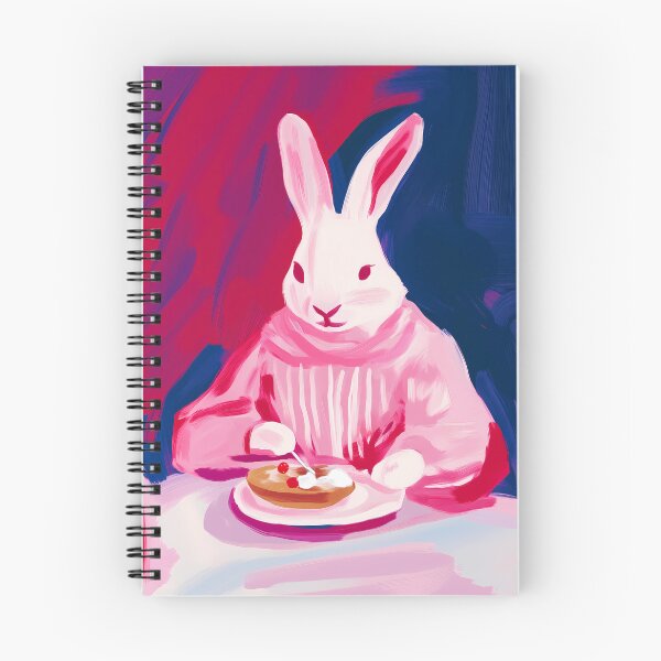 Item preview, Chic Breakfast Bunny Illustration designed and sold by triplethedot.