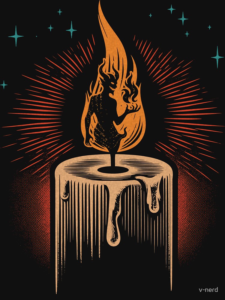 Thumbnail 7 of 7, Essential T-Shirt, Flickering designed and sold by v-nerd.