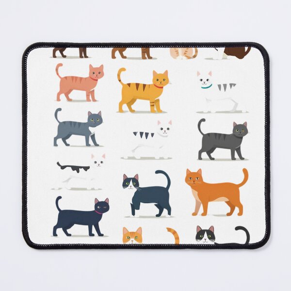 Item preview, cats designed and sold by Delom.