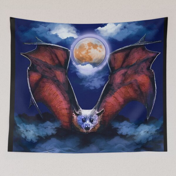 Item preview, Moon Bat designed and sold by Tripp Art Studio.