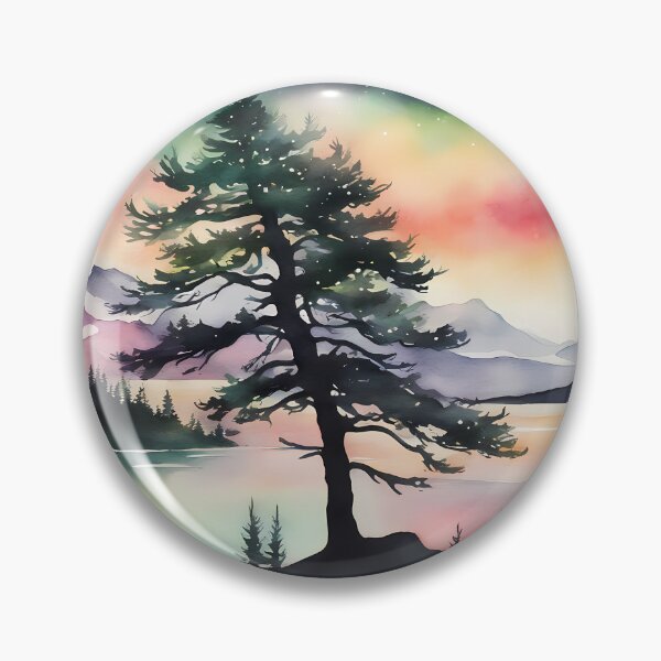 Item preview, Large Pine Tree Silhouette designed and sold by CalmnessbyChoice.