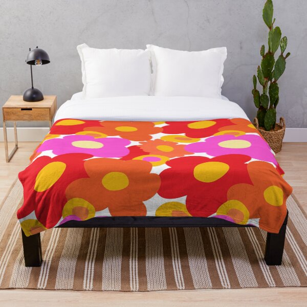 Artikelvorschau, große rote Blumen Sommer lebendige nahtlose Muster, Textil, Stoff, Bezug, Dekoration entworfen und verkauft von NatalkaP.