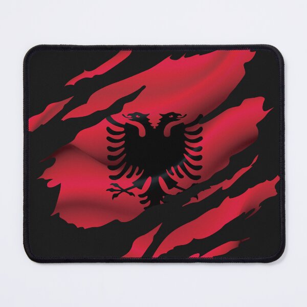 Item preview, Albania Ripped Flag designed and sold by RahallusNtx.