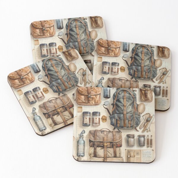 Item preview,  Vintage Travel Essentials, Junk Journal, Traveler's Equipment , Scrapbook, Vintage Ephemera designed and sold by ExploreElegance.