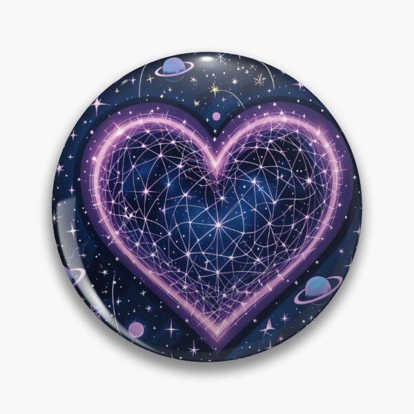 Item preview, Celestial Heart Design - Cosmic Love and Starry Art designed and sold by latelierdechris.