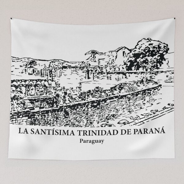 Item preview, La Santísima Trinidad de Paraná - Paraguay designed and sold by Lakeric Cityscapes.
