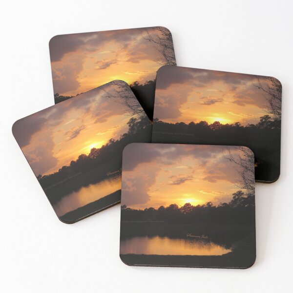 Item preview, Spectacular Sunset Across the Lake designed and sold by SummerJade.