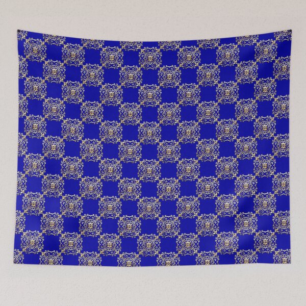 Item preview, Ornate golden scrollwork pattern on dark purple background. designed and sold by claireseyeview.