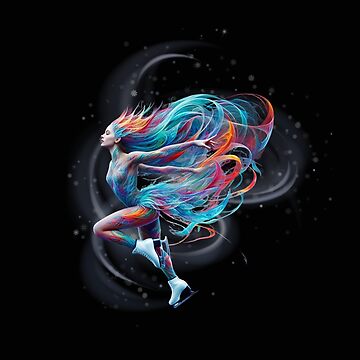 Artwork thumbnail, Ice Skating, Fun abstract design , Best Day Ever. Sport by GEM STYLE