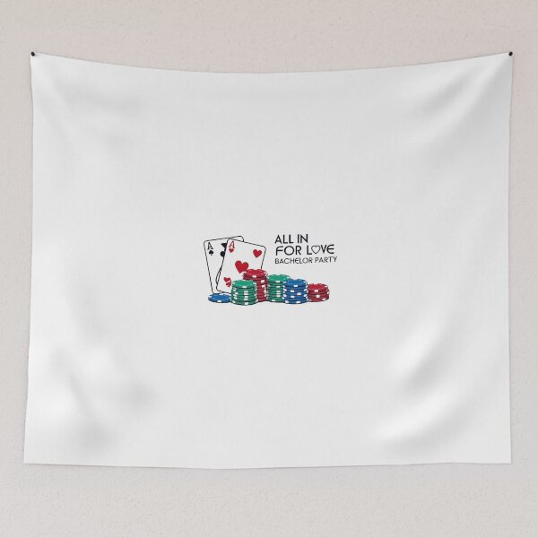 Item preview, All in Love: Bachelor Party Design with Aces and Poker Chips designed and sold by StormArte.