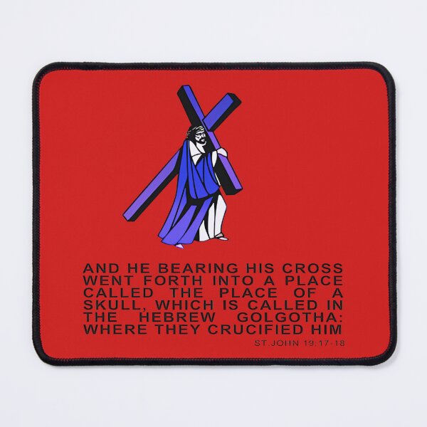 Item preview, He Bearing His Cross designed and sold by ChristCentered.
